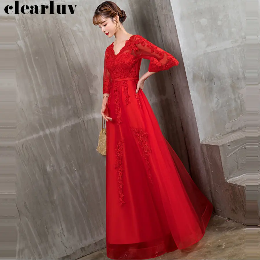 Formal Dresses Plus Size Elegant Floor Length Evening Gown Robe De Soiree Y031 2019 Red Deep V-Neck Pregnant Women Party Dresses
Formal Dresses Plus Size Elegant Floor Length Evening Gown Robe De Soiree Y031 2019 Red Deep V-Neck Pregnant Women Party Dresses