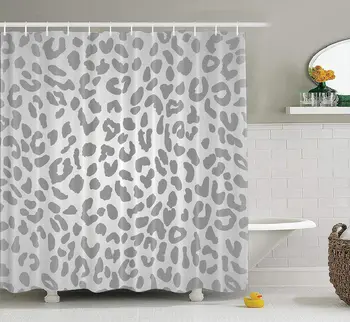 Grey Shower Curtain,Leopard Print Animal Gray Pattern Snow Cheetah Cute Waterproof Fabric Bathroom Shower Curtain Machine
Grey Shower Curtain,Leopard Print Animal Gray Pattern Snow Cheetah Cute Waterproof Fabric Bathroom Shower Curtain Machine