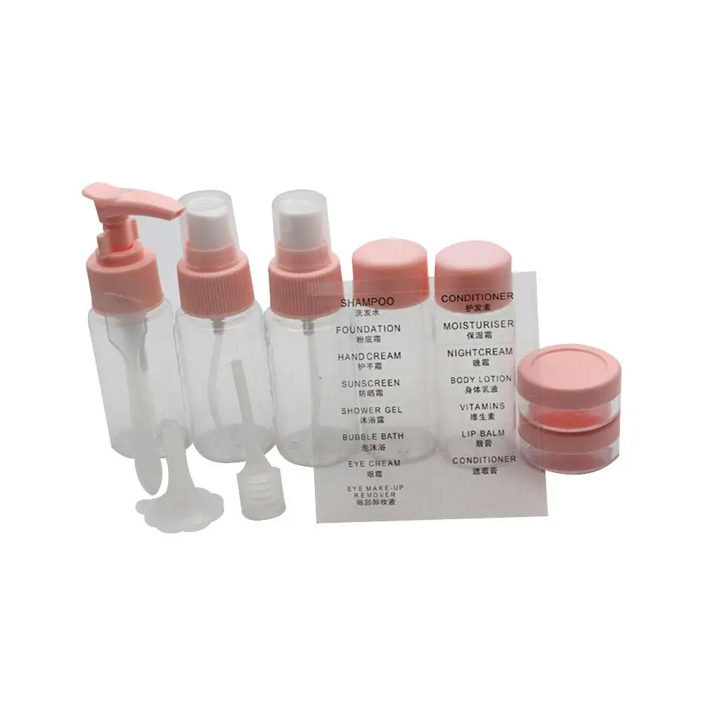 10 Pcs/Set Refillable Bottles Cosmetics Container Set Pro Travel Set Cosmetic Spray Bottle Face Cream Bottle
10 Pcs/Set Refillable Bottles Cosmetics Container Set Pro Travel Set Cosmetic Spray Bottle Face Cream Bottle