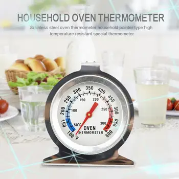 50-300 Degrees BBQ Thermometer Stainless Steel Oven Thermometer Household Pointer Type High Temperature Resistant Thermometer
50-300 Degrees BBQ Thermometer Stainless Steel Oven Thermometer Household Pointer Type High Temperature Resistant Thermometer