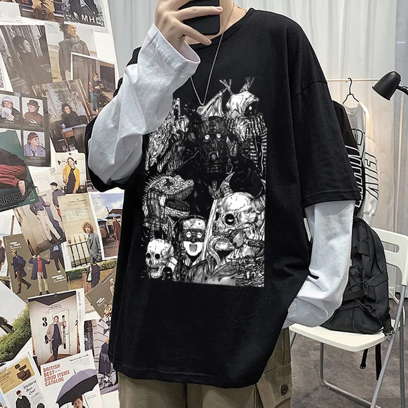 Футболки Аниме Dorohedoro, одежда для двух Пары, большие размеры, унисекс, модная повседневная одежда в стиле хип-поп для мужчин и женщин, уличная одежда
Футболки Аниме Dorohedoro, одежда для двух Пары, большие размеры, унисекс, модная повседневная одежда в стиле хип-поп для мужчин и женщин, уличная одежда
