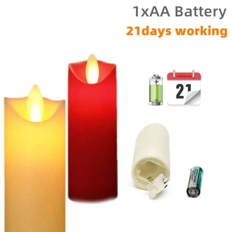 GYLBAB 21 days led night light mini candle lamp Flame Flickering AA battery powered mode for holiday Christmas
GYLBAB 21 days led night light mini candle lamp Flame Flickering AA battery powered mode for holiday Christmas