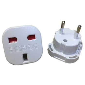 300pcs European EU Germany Power Adapter 2 Pin UK To EU German AC Travel Plug Adapter Outlet Converter Electrical Sockets
300pcs European EU Germany Power Adapter 2 Pin UK To EU German AC Travel Plug Adapter Outlet Converter Electrical Sockets
