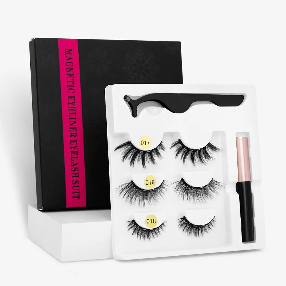 3D Mink False Eyelash Magnetic Eyelashes Magnet Eyeliner Fake Eyelash Waterproof Liquid Long Lasting lash Makeup
3D Mink False Eyelash Magnetic Eyelashes Magnet Eyeliner Fake Eyelash Waterproof Liquid Long Lasting lash Makeup