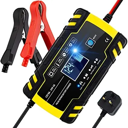 12V/24V 8Amp Car motorcycle 3 stage Automatic Battery Charger Fast Charge AGM Deep cycle GEL Lead-Acid battery Charger
12V/24V 8Amp Car motorcycle 3 stage Automatic Battery Charger Fast Charge AGM Deep cycle GEL Lead-Acid battery Charger