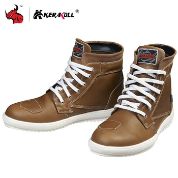 KERAKOLL Motorcycle Boots Waterproof Leather Moto Boots Men Motocross Boots Motorcycle Protection Men Road Street Casual Shoes
KERAKOLL Motorcycle Boots Waterproof Leather Moto Boots Men Motocross Boots Motorcycle Protection Men Road Street Casual Shoes