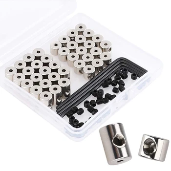 40PCS Locking Pin Backs, Metal Pin Keepers, Locking Clasp Pin Backs Replacement with Wrench & Storage Case (Two Sizes, Silver)
40PCS Locking Pin Backs, Metal Pin Keepers, Locking Clasp Pin Backs Replacement with Wrench & Storage Case (Two Sizes, Silver)