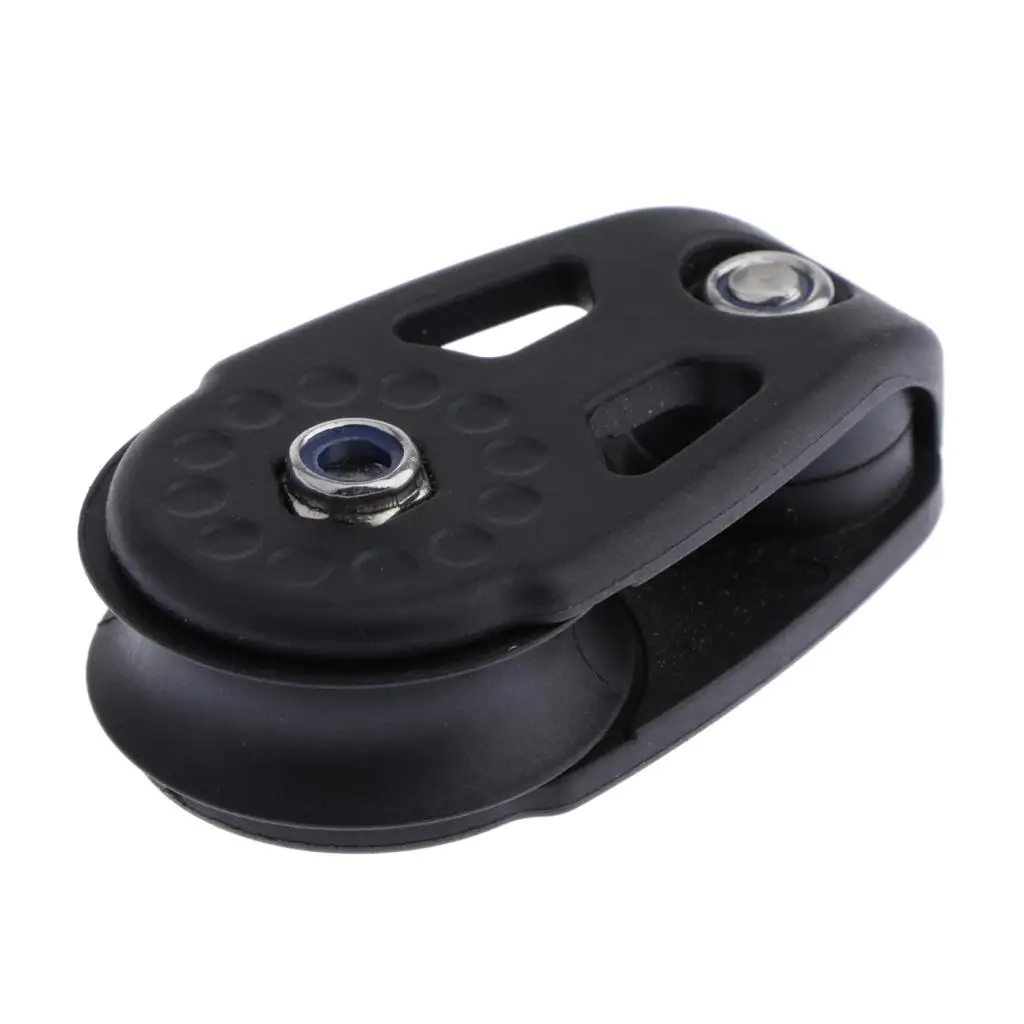 Kayak Single Pulley Block Sheave for Kayak Canoe Marine Boat Anchor Trolley Kayak Single Pulley Block Sheave for Kayak Canoe Marine Boat Anchor Trolley
