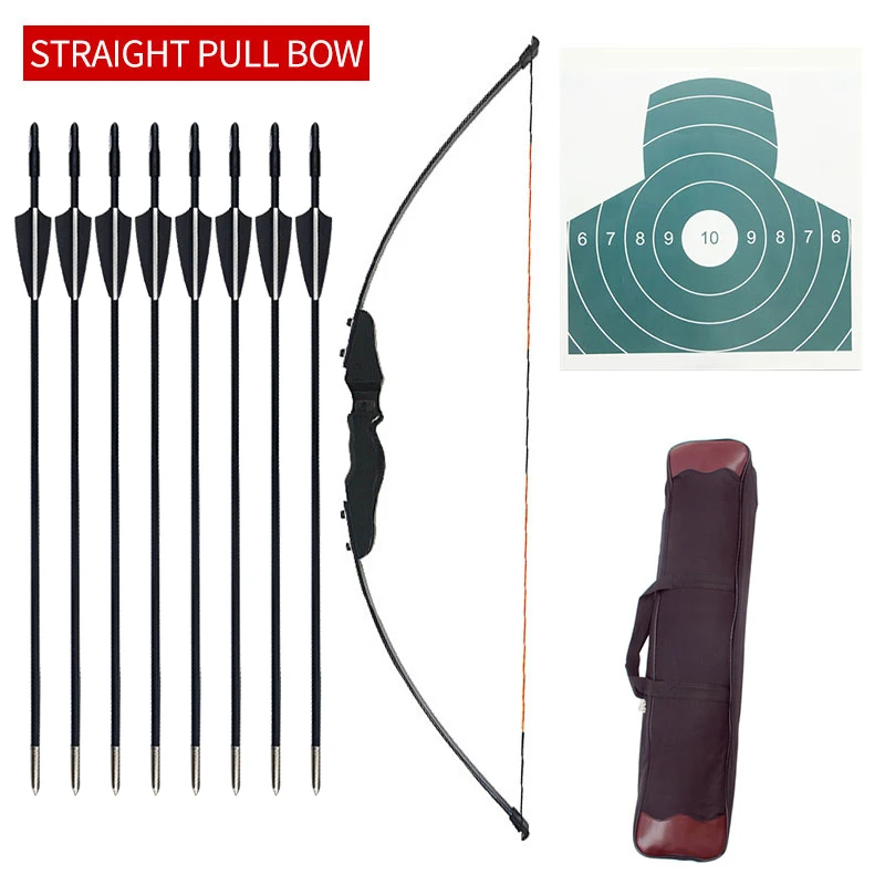 30/40 lbs Hunting Archery Bow Recurve Bow Outdoor Shooting Bow And Arrow Equipment Traditional Long Bow Professional Accessories
30/40 lbs Hunting Archery Bow Recurve Bow Outdoor Shooting Bow And Arrow Equipment Traditional Long Bow Professional Accessories
