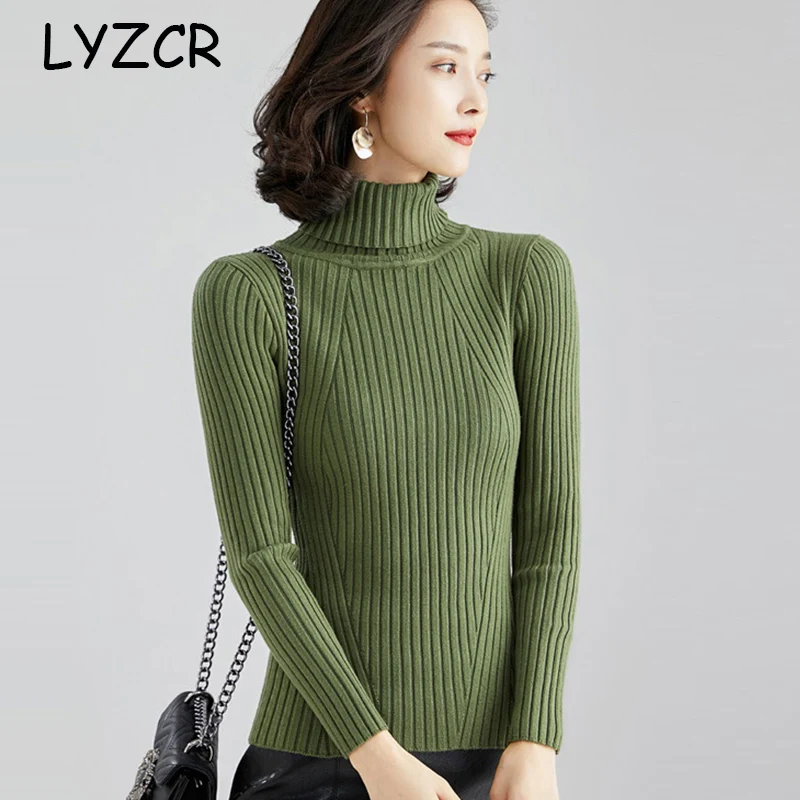 2019 Knitted Turtleneck Sweater Women Pullovers Autumn Winter Basic Women Sweaters And Pullovers Pull Femme Slim Long Sleeve
2019 Knitted Turtleneck Sweater Women Pullovers Autumn Winter Basic Women Sweaters And Pullovers Pull Femme Slim Long Sleeve