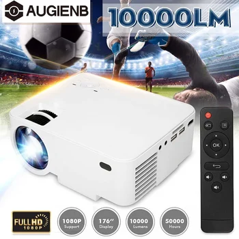 7000LM 176" Home Mini LED Projector+HDMI/AV Cable 1080P Movie Video Projector for USB SD VGA TV Laptop Game Quiet
7000LM 176" Home Mini LED Projector+HDMI/AV Cable 1080P Movie Video Projector for USB SD VGA TV Laptop Game Quiet