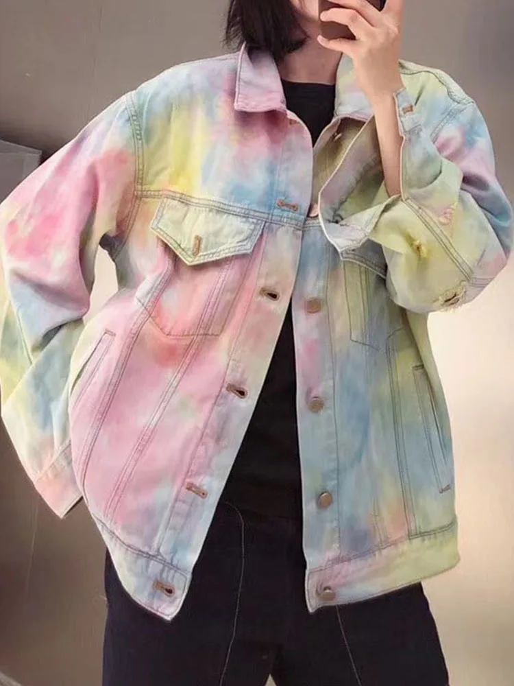Casual Loose Heavy Craft Iridescent Dyes Fall Women's Bomber Tops Jacket Jacket 2020 Women's Fall Fashion sequin jacket XL
Casual Loose Heavy Craft Iridescent Dyes Fall Women's Bomber Tops Jacket Jacket 2020 Women's Fall Fashion sequin jacket XL