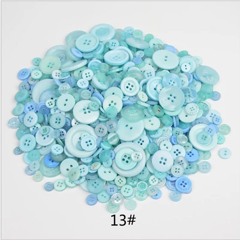 100Pcs/Lot Lake Blue Color Resin Button Mix Size Sewing Buttons Crafts For DIY Scrapbooking Children'S Clothes Buttons
100Pcs/Lot Lake Blue Color Resin Button Mix Size Sewing Buttons Crafts For DIY Scrapbooking Children'S Clothes Buttons