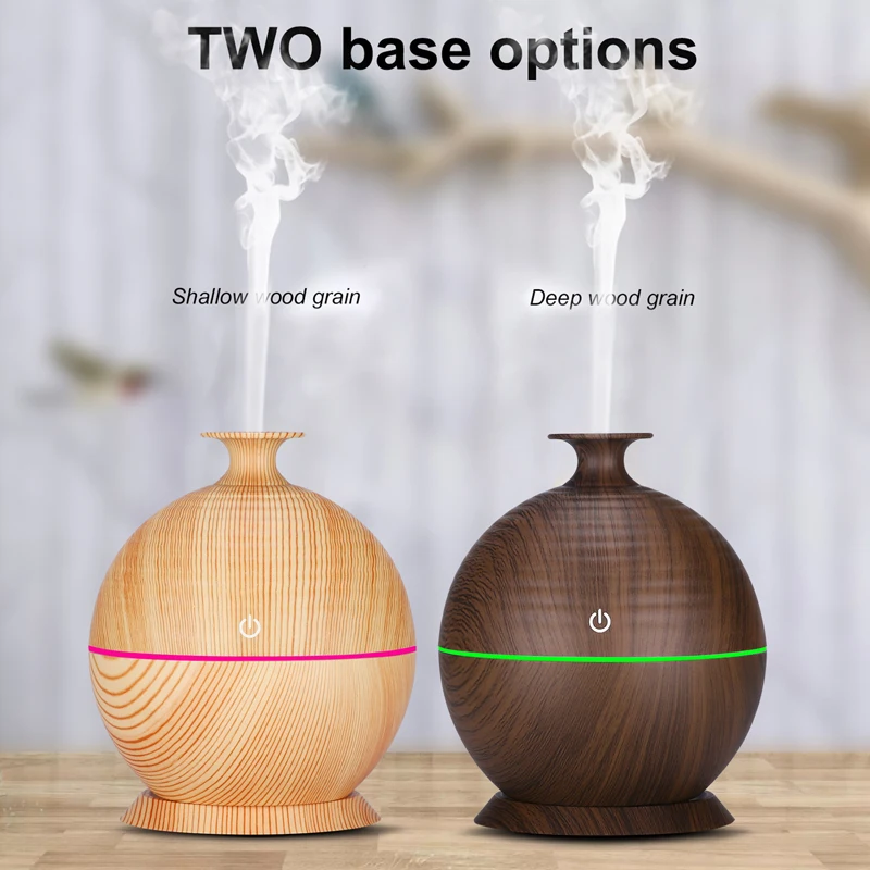 USB 130ML Air Humidifier With LED Night Lights Essential Oil Aroma Diffuser Ultrasonic Cool Mist Maker Wood Grain Humidifier
USB 130ML Air Humidifier With LED Night Lights Essential Oil Aroma Diffuser Ultrasonic Cool Mist Maker Wood Grain Humidifier