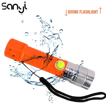 3 Modes Diving Flashlight T6 Underwater Led Linternas Portable&Waterproof Diving Torch Outdoor Lighting Power by 18650 Battery
3 Modes Diving Flashlight T6 Underwater Led Linternas Portable&Waterproof Diving Torch Outdoor Lighting Power by 18650 Battery