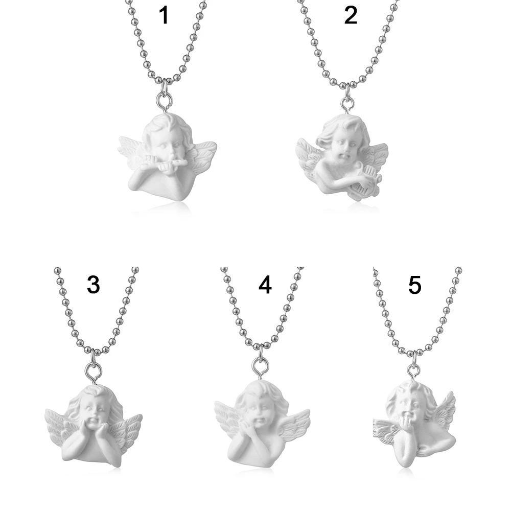 necklace cute stainless steel long chain baby shaped jewelry