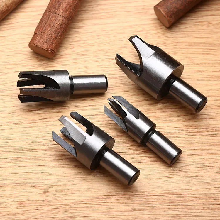 4Pcs High Carbon Steel Round Shank 1/4" 1/2" 3/8" 5/8" Wood Plug Hole Cutter Claw Drill Bit Set Carpentry Woodworking Power Tool
4Pcs High Carbon Steel Round Shank 1/4" 1/2" 3/8" 5/8" Wood Plug Hole Cutter Claw Drill Bit Set Carpentry Woodworking Power Tool