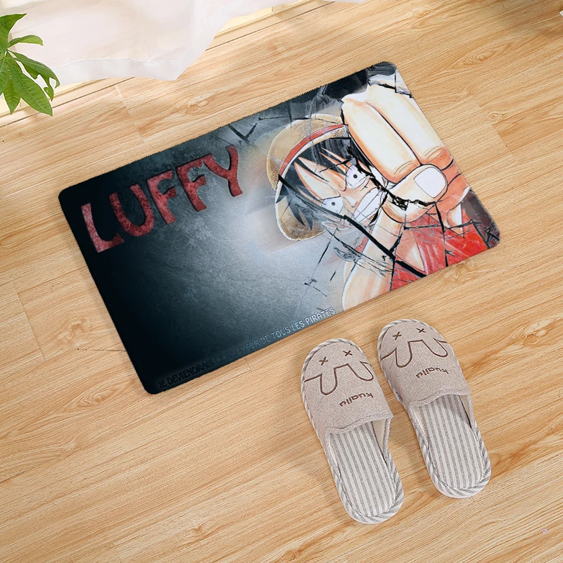 Shop Generic Cartoon One Piece Luffy Anime Print Modern Home Doormat