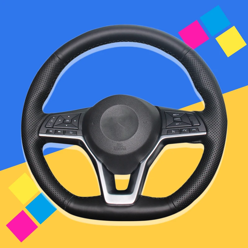 Auto Braid On The Steering Wheel Cover for Nissan X-Trail 2017-2019 Qashqai 2018 Rogue (Sport) 2017-2019 Leaf DIY Car Braiding
Auto Braid On The Steering Wheel Cover for Nissan X-Trail 2017-2019 Qashqai 2018 Rogue (Sport) 2017-2019 Leaf DIY Car Braiding