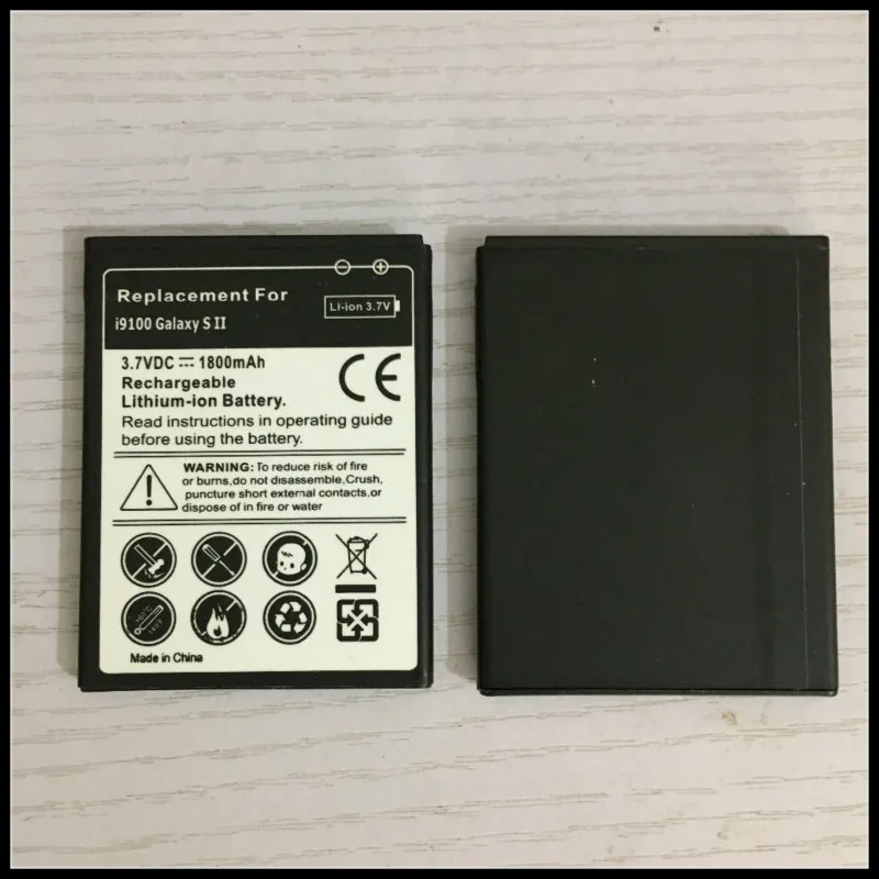 1800 мА/ч EB F1A2GBU Замена S2 батарея для Samsung Galaxy SII i9100 i9108 i9103 I777 i9105 i9100G аккумулятор