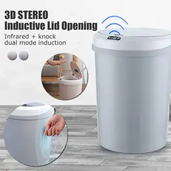 Design 12L Touchless Trash Can Touch Free Intelligent Automatic Infrared Sensor Kitchen Office Home Hotel Not Dirty Hands Waste
Design 12L Touchless Trash Can Touch Free Intelligent Automatic Infrared Sensor Kitchen Office Home Hotel Not Dirty Hands Waste