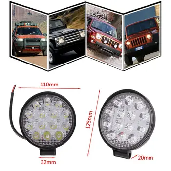Vehicle Car 4 Inch 42W LED Work Light Offroad Car 4WD Truck Tractor Boat Trailer ATV SUV Spot Flood LED Driving Light
Vehicle Car 4 Inch 42W LED Work Light Offroad Car 4WD Truck Tractor Boat Trailer ATV SUV Spot Flood LED Driving Light