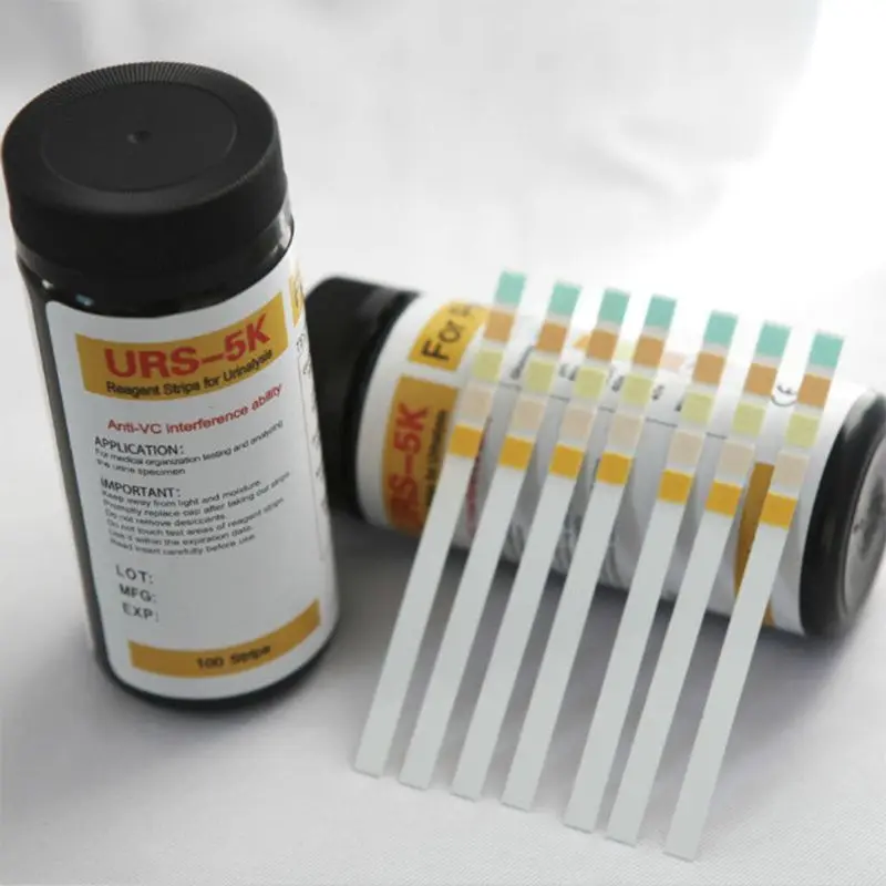 100Pcs URS-5K Glucose pH Protein Ketone Blood Urine Test Strip Reagent Strip For Urinalysis With Anti-VC Interference Ability
100Pcs URS-5K Glucose pH Protein Ketone Blood Urine Test Strip Reagent Strip For Urinalysis With Anti-VC Interference Ability