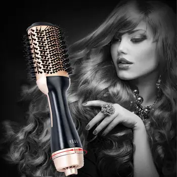 

ONE STEP Hair dryer Blow Electric Hot Air Brush Rotate Hair Volumizing Fluffy Styler Ionic Comb Hair Straightening Curling Irons