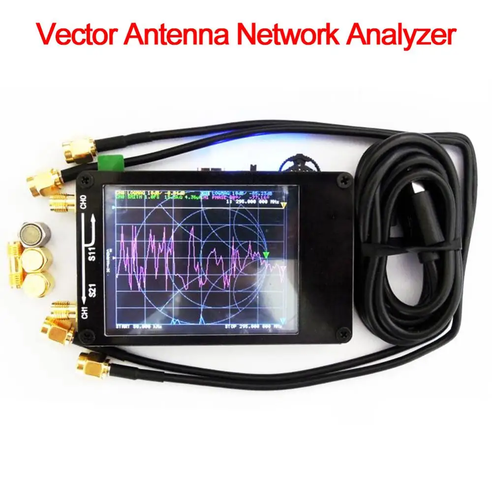 NanoVNA 50KHz-900MHz Vector Network Analyzer Digital Touching Screen Shortwave MF HF VHF PC Antenna Analyzer Standing Wave D4
NanoVNA 50KHz-900MHz Vector Network Analyzer Digital Touching Screen Shortwave MF HF VHF PC Antenna Analyzer Standing Wave D4