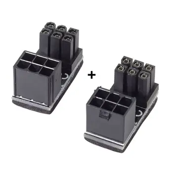 1Pair ATX 6Pin Female to Male Power Adapter 180 Degree Turning Desktop Graphics Card Power Supply Connector
1Pair ATX 6Pin Female to Male Power Adapter 180 Degree Turning Desktop Graphics Card Power Supply Connector