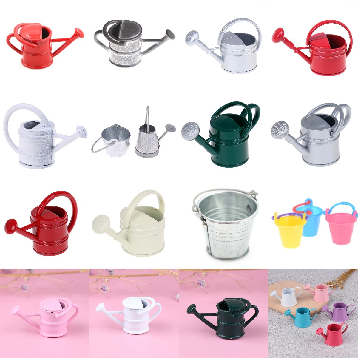 1/12 Metal Watering Can Buckets Garden Miniature Decoration For Children Kids Dolls Acces Dollhouse Miniature Furniture Toys
1/12 Metal Watering Can Buckets Garden Miniature Decoration For Children Kids Dolls Acces Dollhouse Miniature Furniture Toys