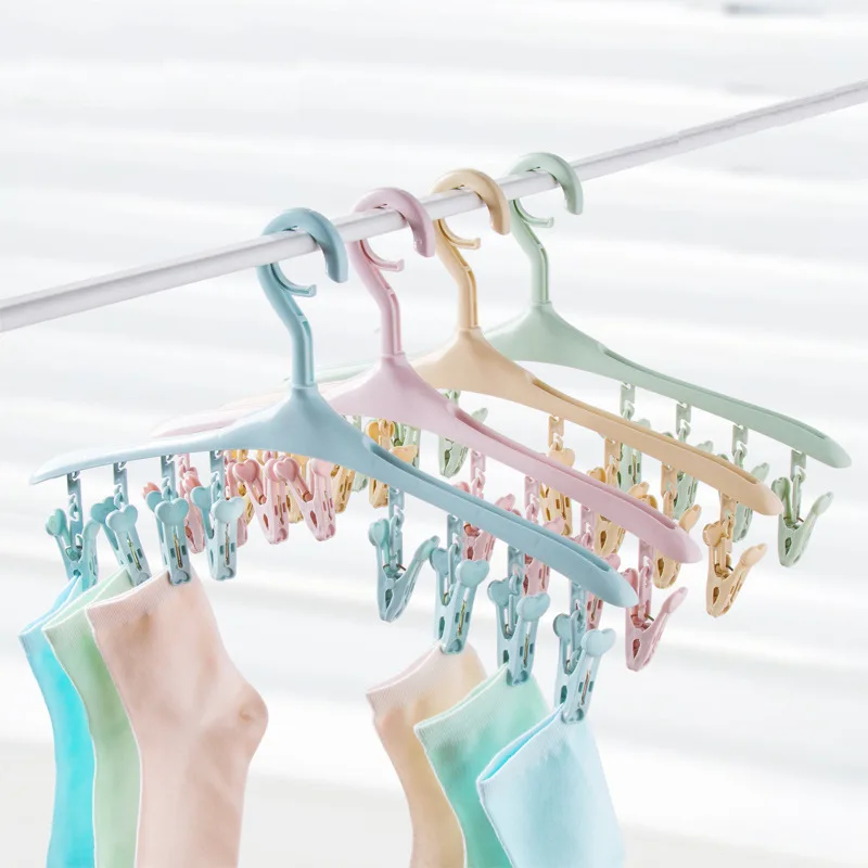 2020 New Clothes Pegs 8 Clips Plastic Multifunctional Clothes Hangers Underwear Socks Bra Dryer Hook Rack Clothes Hanging Dry
2020 New Clothes Pegs 8 Clips Plastic Multifunctional Clothes Hangers Underwear Socks Bra Dryer Hook Rack Clothes Hanging Dry
