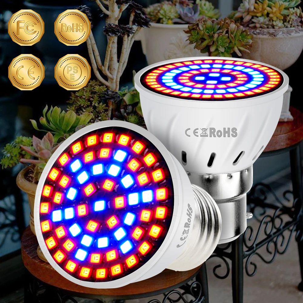 GU10 Grow Lamp LED Bulbs E14 Phyto Lamp LED E27 Grow Tent 220V Plant Light for Indoor Cultivation Greenhouse MR16 Grow Lighting
GU10 Grow Lamp LED Bulbs E14 Phyto Lamp LED E27 Grow Tent 220V Plant Light for Indoor Cultivation Greenhouse MR16 Grow Lighting