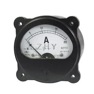 AC 0-20A Fine Tuning Dial Panel Analog Ampere Meter Amperemeter Black
AC 0-20A Fine Tuning Dial Panel Analog Ampere Meter Amperemeter Black