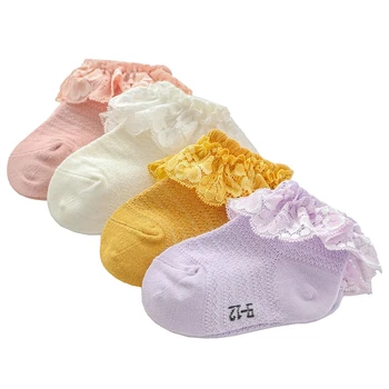 Spring and summer Baby Girl Socks Breathable Cotton Lace Ruffle Princess Mesh Socks Children Ankle Short Socks Girls Kids
Spring and summer Baby Girl Socks Breathable Cotton Lace Ruffle Princess Mesh Socks Children Ankle Short Socks Girls Kids