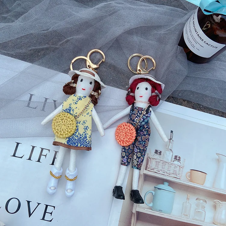 Korea Fashion Floral Dress Miss Sister Keychain Cute Fashion Doll Girlfriend Friends Birthday Gift Bag Pendant Charm Keychain
Korea Fashion Floral Dress Miss Sister Keychain Cute Fashion Doll Girlfriend Friends Birthday Gift Bag Pendant Charm Keychain