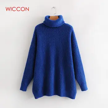 Women Oversize Basic Knitted Turtleneck Sweater Female Solid Turtleneck Collar Pullovers Warm 2020 New Arrival Elegant Sweaters
Women Oversize Basic Knitted Turtleneck Sweater Female Solid Turtleneck Collar Pullovers Warm 2020 New Arrival Elegant Sweaters