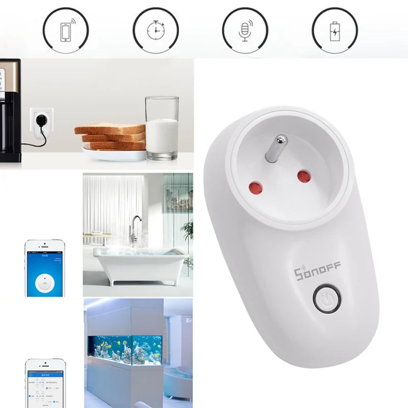 Sonoff S26 Basic WiFi Socket AU/EU/UK/US Wireless Plug Smart Home Switch Work With Google Assistant
Sonoff S26 Basic WiFi Socket AU/EU/UK/US Wireless Plug Smart Home Switch Work With Google Assistant