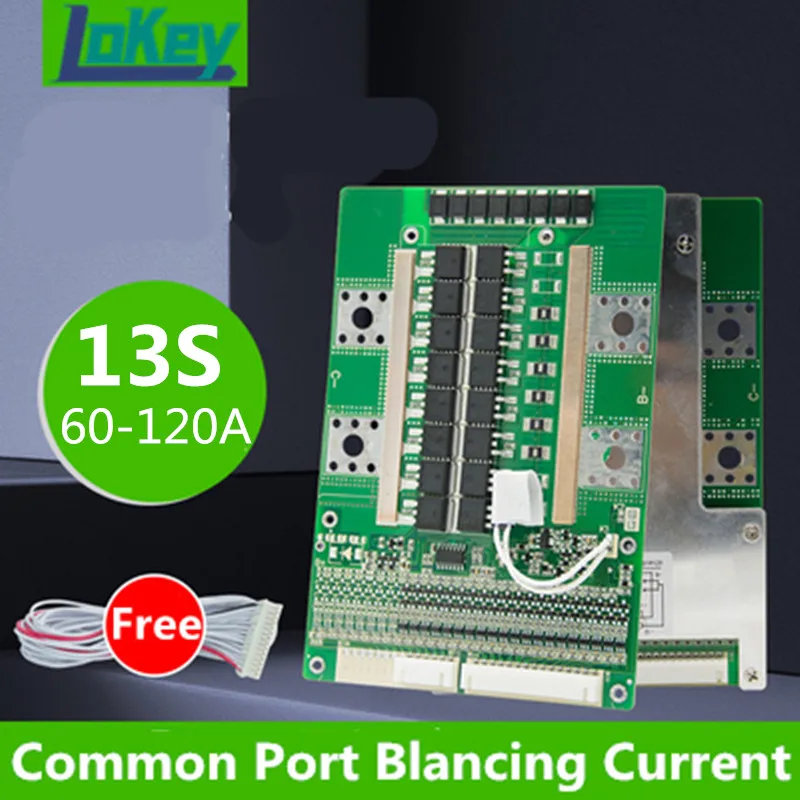 BMS 13S 48V 60A 80A 100A 120A Lithium li-ion lipo BMS with equalizing current for electric tricycle scooter ebike Battery
BMS 13S 48V 60A 80A 100A 120A Lithium li-ion lipo BMS with equalizing current for electric tricycle scooter ebike Battery