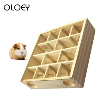 Natural Wooden Pet Hamster Maze Toy Intellectual Training Interactive Chew Toy Guinea Pig Small Animal Pet Molar Supplies
Natural Wooden Pet Hamster Maze Toy Intellectual Training Interactive Chew Toy Guinea Pig Small Animal Pet Molar Supplies