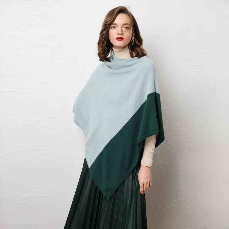 BELIARST Autumn and Winter Models Pure Wool Shawl Women Color Matching Sweater Fashion Temperament Pullover Sweater With Scarf
BELIARST Autumn and Winter Models Pure Wool Shawl Women Color Matching Sweater Fashion Temperament Pullover Sweater With Scarf