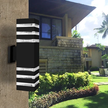 Waterproof Up Down Aluminum Cuboid LED Wall Light Fixtures Dual Head Wall Lamp Outdoor Socket AC 85-240V For Courtyard Garden
Waterproof Up Down Aluminum Cuboid LED Wall Light Fixtures Dual Head Wall Lamp Outdoor Socket AC 85-240V For Courtyard Garden
