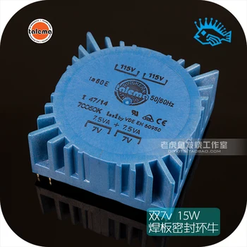 Double 7V 15W new original imported TALEMA square PCB welding plate sealing ring cattle transformer 15VA
Double 7V 15W new original imported TALEMA square PCB welding plate sealing ring cattle transformer 15VA
