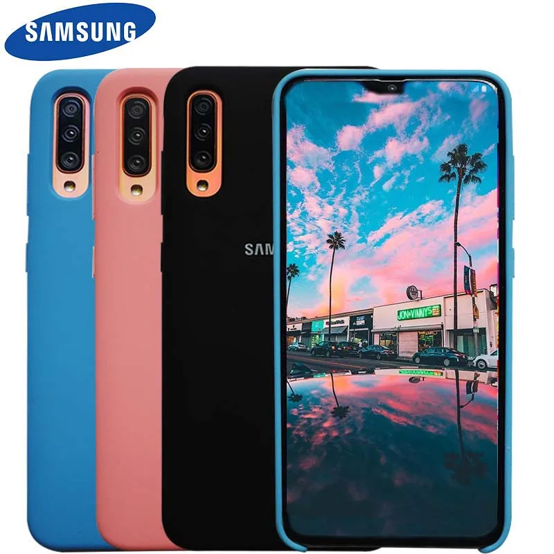 чехол на самсунг а50 Samsung A50 Чехол Оригинальный жидкий силикон защиты samsung Galaxy A70 A30