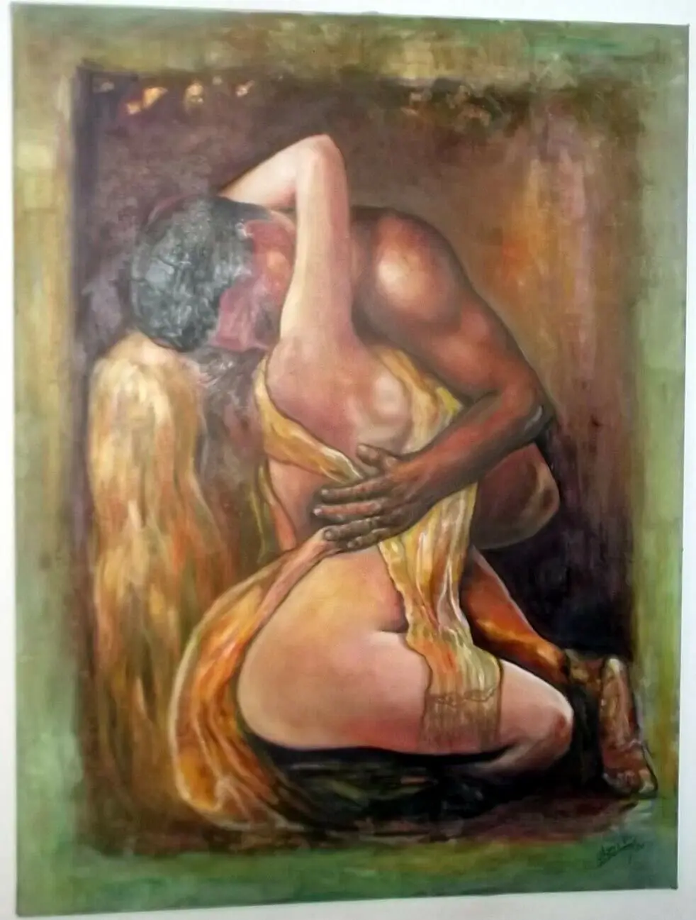 100%Handmade Oil Painting Hand Large Original Nude Oil Painting Woman Man Signed
100%Handmade Oil Painting Hand Large Original Nude Oil Painting Woman Man Signed