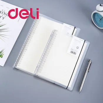 Deli 1PCS A5/B5 60 pages Loose-leaf Notebook Metal Clip Notepad Coil Simple Removable Book 20/26 Hole Note Book Office Supplies
Deli 1PCS A5/B5 60 pages Loose-leaf Notebook Metal Clip Notepad Coil Simple Removable Book 20/26 Hole Note Book Office Supplies
