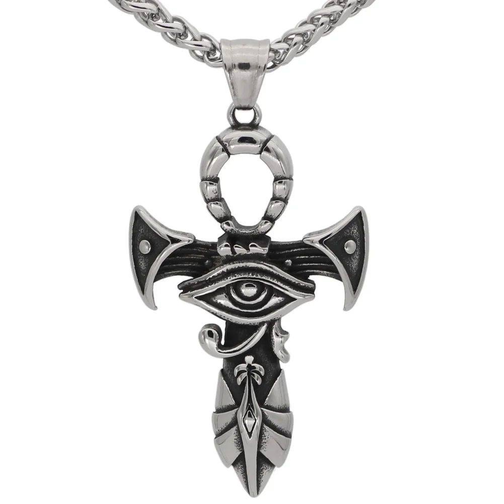 Фото Stainless Steel Egyptian The Eye of Horus Sword Necklace | Украшения и аксессуары