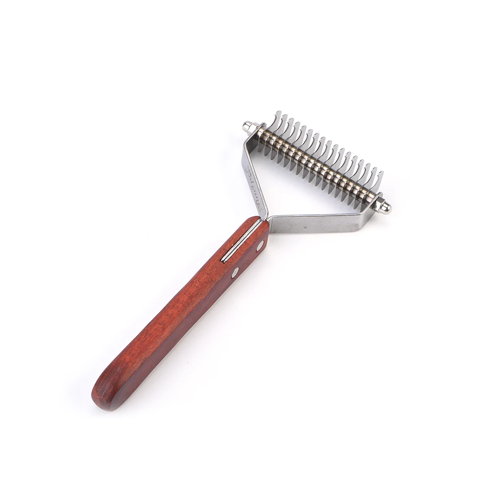 Pet Dogs & Cats Grooming Undercoat Rake with 17 Teeth - Dematting Comb or Easy Mats & Tangles Removing, Size Large
Pet Dogs & Cats Grooming Undercoat Rake with 17 Teeth - Dematting Comb or Easy Mats & Tangles Removing, Size Large