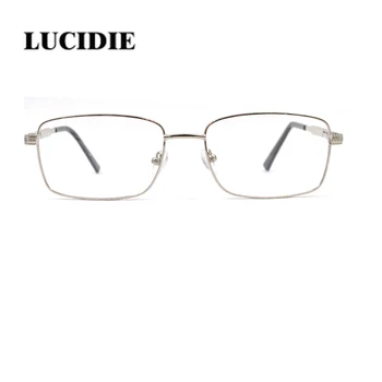 Men's classic square frame glasses modest retro clear black stainless steel frame glasses 
Men's classic square frame glasses modest retro clear black stainless steel frame glasses
