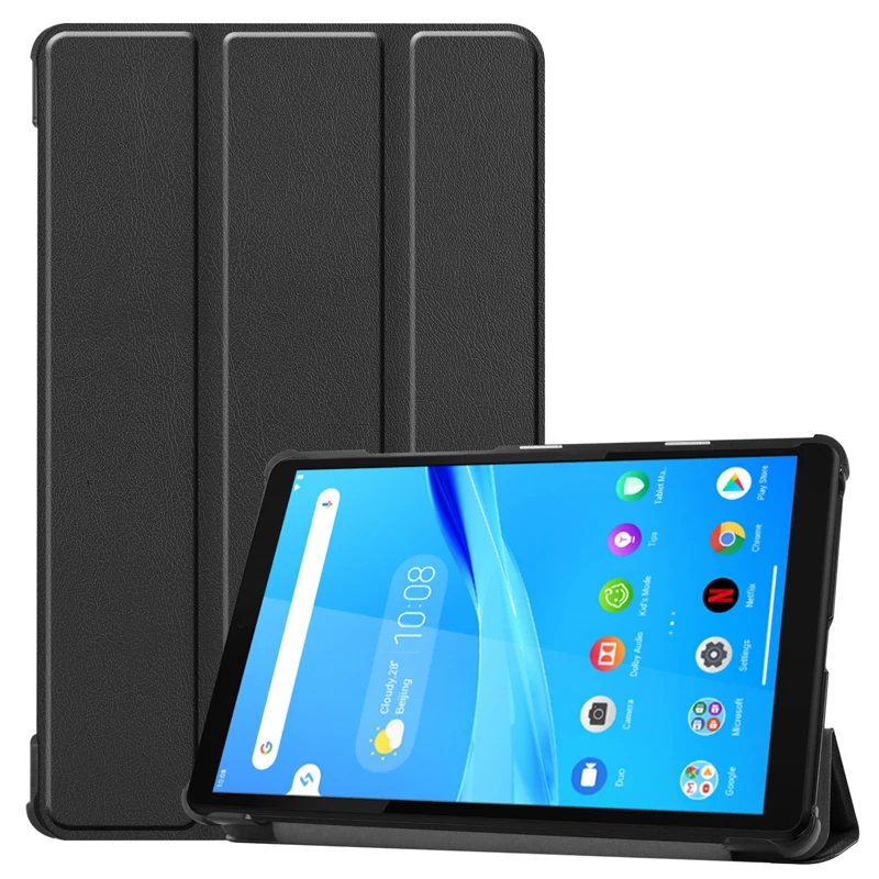 Деловой чехол для Lenovo Tab M8 из искусственной кожи с держателем телефона ПУ защита